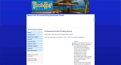 Desktop Screenshot of beachhutscreenprinting.com.au